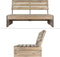 Pro Garden Tuinbank - Palletbank - 2-zits - Grey Wash