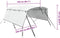 vidaXL - Biminitop - 4 - bogen - met - zijwanden - 243x(230-244)x137 - cm