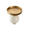 Kroonkandelaar Home ESPRIT Wit Gouden Aluminium Modern 15 x 15 x 43.5 cm