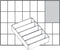raaco Assortment case insert A75 - Assortimentsdoos - 5 vakken - 109 x 79 x 24 mm (1 pc)