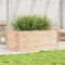vidaXL - Plantenbak - 110x60x46 - cm - massief - grenenhout