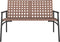 vidaXL - Ligbank - Zwart - 113x79x75 - cm - Poly - Rattan