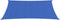 vidaXL - Zonnezeil - 160 - g/m² - rechthoekig - 4x6 - m - HDPE - blauw