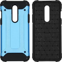 iMoshion Hoesje Geschikt voor OnePlus 8 Hoesje - iMoshion Rugged Xtreme Backcover - Lichtblauw