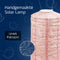 Lumiz Solar Tuinverlichting - Tuinverlichting op zonne energie - Tuinverlichting - Buitenlampjes - Tuinverlichting op zonneenergie - Buitenverlichting - Buitenlamp - Decoratie - Paisley Cylinder - 18 cm - Roze