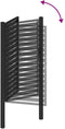 vidaXL - Tuinpoort - afsluitbaar - 100x150 - cm - aluminium - zwart