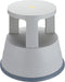 BRASQ ST200 - Opstapkruk Comfort - Verrijdbaar - Draagvermogen 150 kg - Grijs