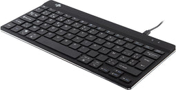 R-Go Tools Compact Break - Ergonomisch Toetsenbord - Scissor Toets - Plat Keyboard - Azerty - Zwart