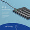 R-Go Tools Numpad Break - Numeriek Toetsenbord - Ergonomisch - Pauze Indicator - Plat Design - Zwart