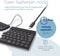 R-Go Tools Split Break - Gesplitst Toetsenbord - Ergonomisch - Draadloos - BE Azerty - Zwart