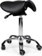 Split-zit ergonomische zadelkruk Zwart zithoogte 50CM t/m 68CM Met voetring