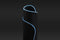 SureFire Silent Flight RGB-320 - Muismat - Achtergrondverlichting - Zwart