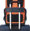 Delsey Securflap Laptop Backpack - Anti Diefstal - 1 Compartment - 15 inch - Orange