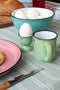 CABANAZ - eierdop, keramiek, EGG CUP, groen