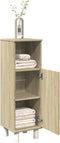 vidaXL - Badkamerkast - 30,5x30x95 - cm - bewerkt - hout - sonoma - eikenkleurig