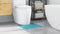 vidaXL - Badmat - U-Vorm - Turquoise - 50x50 - cm - Polypropyleen - Antislip