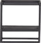 WOOOD Wandrek Binnen/Buiten Febe - Metaal - Zwart - 40x40x20
