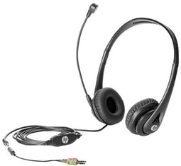 HP Business Headset v2 - On-Ear Draad - Volumeregeling en Microfoon dempen - Zwart
