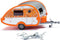 Wiking 0092 37 H0 Aanhanger Caravan (T@B) Mexican Sunset