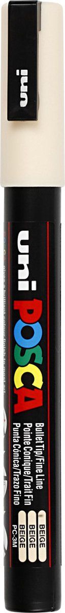 Verfstift Posca PC3M fijn beige