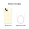 APPLE iPhone 15 Plus - 5G - 48 MP camera - 128 GB - Geel