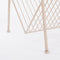 Mica Decorations Tijdschriftenhouder - L44,5 x B40 x H59 cm - Metaal - Oudroze, Mat