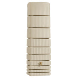 Muurregenton Slim - 650L - met kraantje en vulautomaat - zandkleur