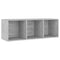 Tv-meubel 107x35x37 cm bewerkt hout betongrijs