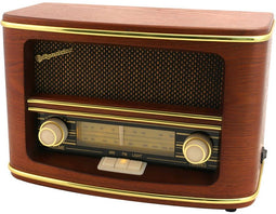 Roadstar HRA-1500N - Draagbare Radio - AM/FM - Hout
