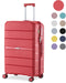 SKYCASES Urban Adventurer - Medium Reiskoffer - 79L - Cijferslot - 44x27x66cm - Rood V2