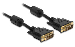 Delock DVI 24+1 male > male - DVI-HDMI Kabel - 5 Meter - Zwart