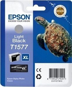 Epson T1577 - Inktcartridge - Licht Zwart
