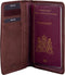 Burkely Soul Sky - Passportcover - 8 vakken - Rood