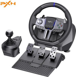 PXN Gaming Stuur - V9 Gen 2 - 270/900° - Pedalen - Shifter - Multiplatform - Zwart