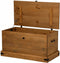 vidaXL - Opbergkist - HALDEN - 91x48x47 - cm - massief - grenenhout