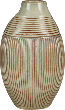 Mica Decorations Pedra Vaas - 29x24x46 cm - Keramiek - Groen