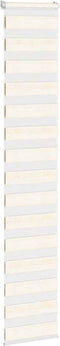 vidaXL - Zebra - rolgordijn - 45x230 - cm - stofbreedte - 40,9 - cm - marmerbeige