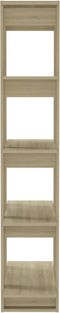 vidaXL - Boekenkast/kamerscherm - 80x30x160 - cm - bewerkt - hout - sonoma - eiken