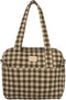 Nobodinoz Hyde Park Waterdichte kinderwagentas/luiertas 38x33x16cm - Green Checks