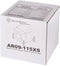 Silverstone AR09-115XS - CPU Koeler - 3 Heatpipes - Geluidssterkte min. 18,02dB(A) max. 42,5dB(A) - Rotatiesnelheid min. 1.200rpm max. 5.000rpm