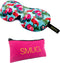 SMUG 3D Slaapmasker met Opbergzakje - 100% Verduisterend - Ergonomisch Oogmasker - Flamingo Print