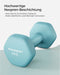 Songmics Dumbbellset - 2-delig - 2x2 kg - Neopreen - Turquoise