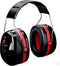 Peltor Optime III - Oorkap - SNR 35dB - Zwart/Rood