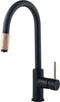 KITCHEN MIXER WITH SWIVEL SPOUT AND CONNECTION TO WATER FILTER DEANTE BLACK COPPER ASTER
