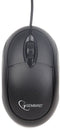Gembird MUS-U-01 - USB Muis - 3-knops - 1000 DPI - Zwart