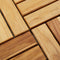 vidaXL - Terrastegels - 10 - st - 30x30 - cm - massief - teakhout