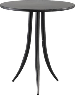 PTMD Maeve Ronde Tafel - H45 x Ø39 cm - Metaal - Zwart