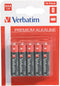 Verbatim AAA - Alkalinebatterijen - 44,5mm - Rood