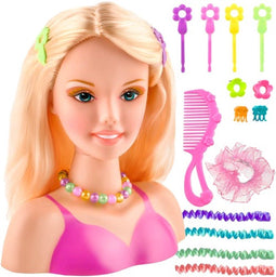 LG-Imports - Kaphoofd met accessoires en make up - 20 cm