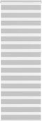 vidaXL - Zebra - rolgordijn - 85x230 - cm - stofbreedte - 80,9 - cm - lichtgrijs